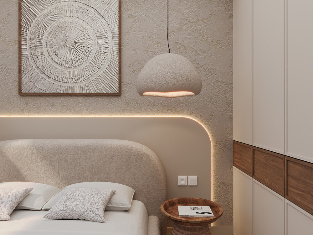Trendy Cleopatra 1+1 – bedroom with wardrobe