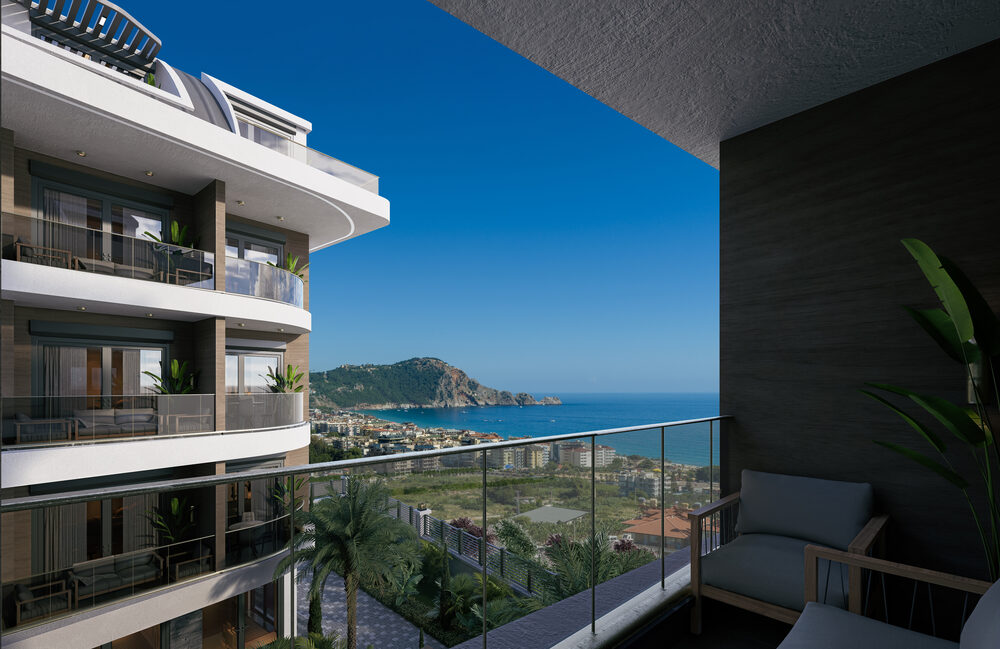 Trendy Cleopatra – balcony overlooking the bay