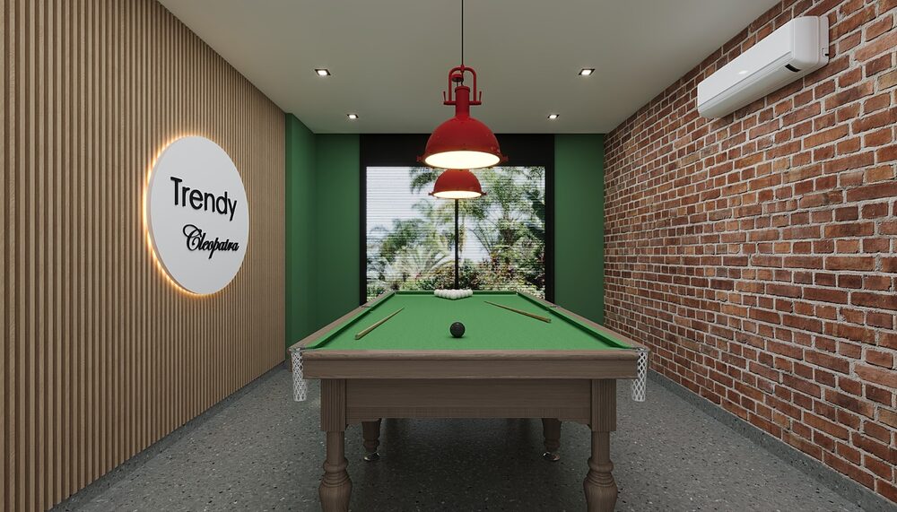 Trendy Cleopatra – billiards room