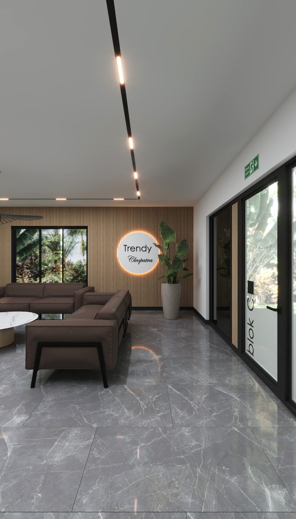 Trendy Cleopatra – lobby seating