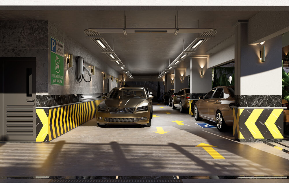 Trendy Cleopatra – indoor parking with EV charging